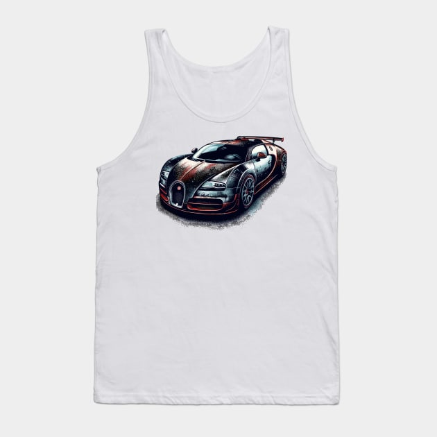 Bugatti Veyron Tank Top by Vehicles-Art